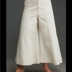 Pilcro White High-Waisted Pants